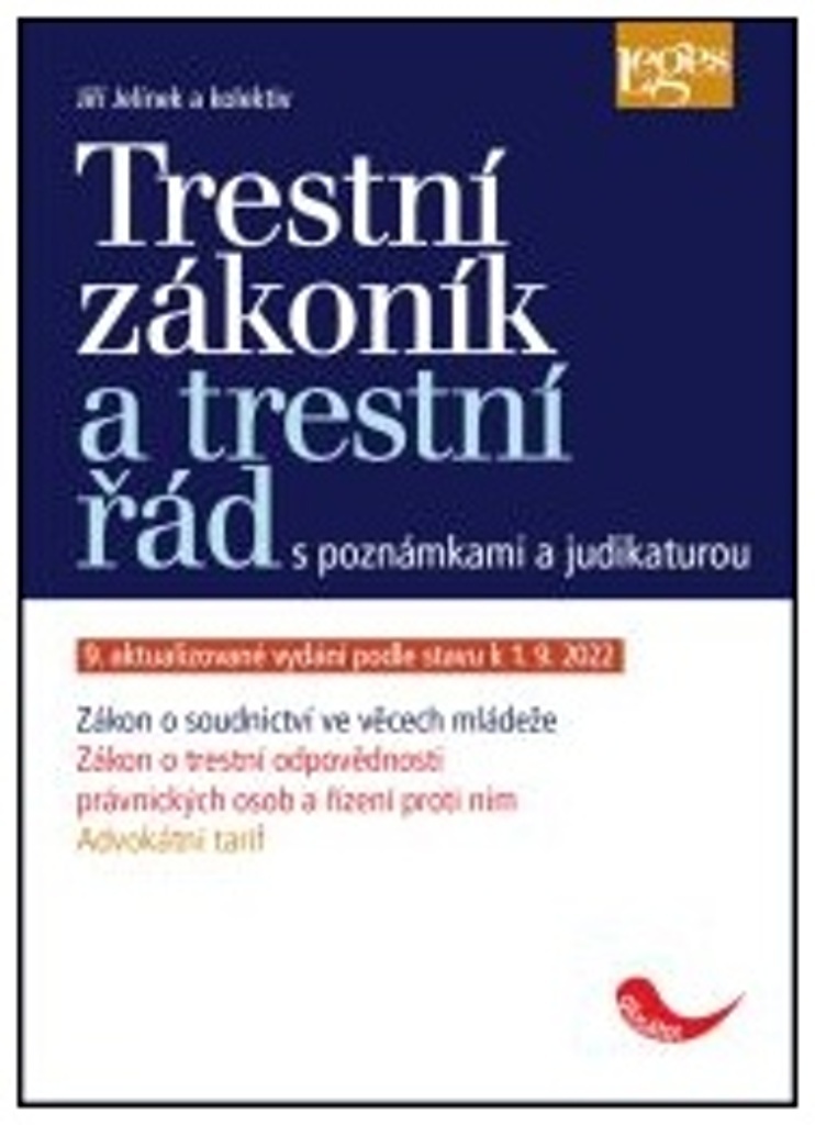 TRESTNÍ ZÁKONÍK A TRESTNÍ ŘÁD S POZN. A JUDIK. 8. VYD