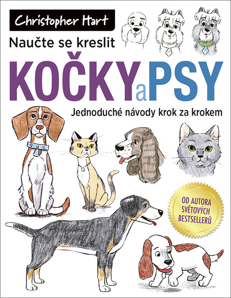 NAUČTE SE KRESLIT KOČKY A PSY