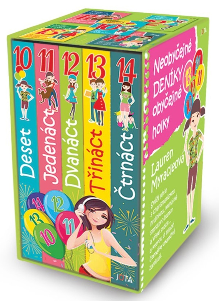 NEOBYČEJNÉ DENÍKY OBYČEJNÉ HOLKY BOX 1-5