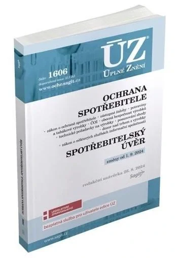 ÚZ 1606 OCHRANA SPOTŘEBITELE, SPOTŘEBITELSKÝ ÚVĚR RED. UZ. 26. 8. 2024