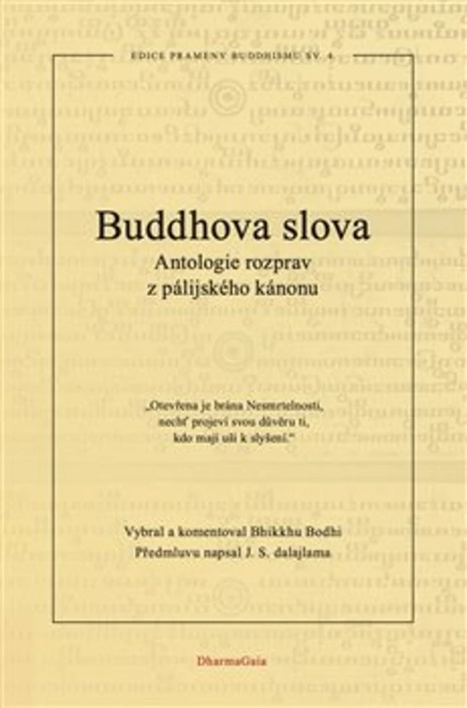 BUDDHOVA SLOVA