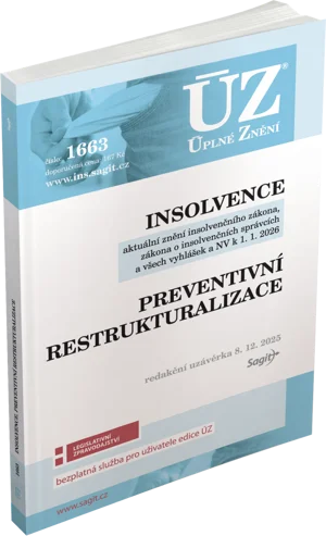 ÚZ 1663 INSOLVENCE, PREVENTIVNÍ RESTRUKTURALIZACE