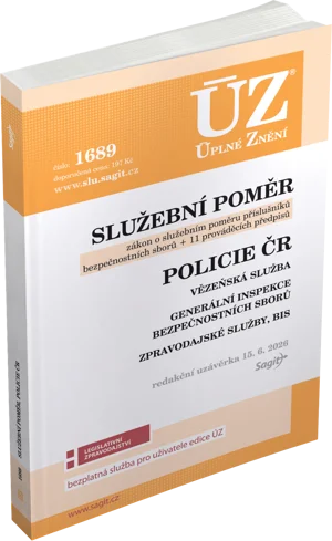 ÚZ 1689 SLUŽEBNÍ POMĚR, POLICIE ČR RED. UZ. 15. 6. 2026