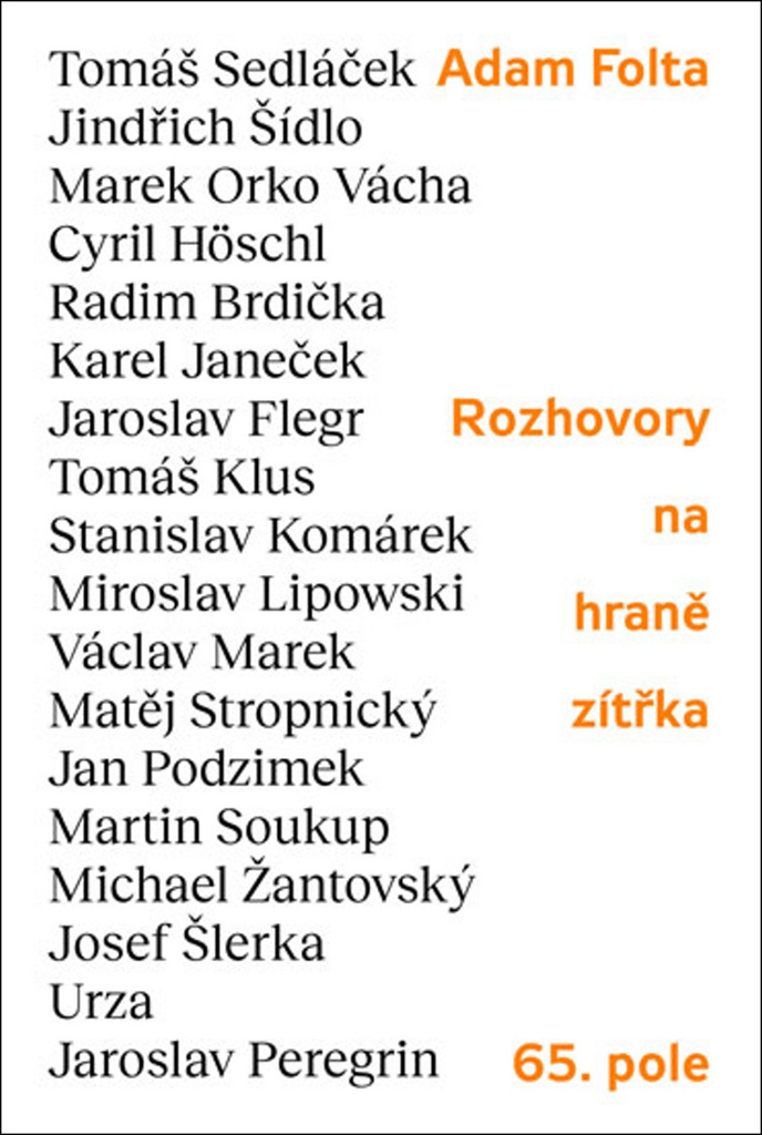 ROZHOVORY NA HRANĚ ZÍTŘKA:TOMÁŠ SEDLÁČEK