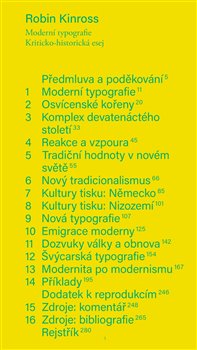 MODERNÍ TYPOGRAFIE