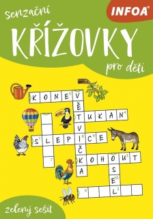 SENZAČNÍ KŘÍŽOVKY PRO DĚTI (ZELENÉ)