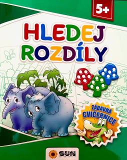 HLEDEJ ROZDÍLY - ZÁBAVNÁ CVIČEBNICE 5+