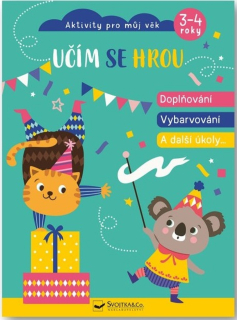 UČÍM SE HROU - DOPLŇOVÁNÍ, VYBARVOVÁNÍ A