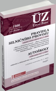 ÚZ 1566 PRAVIDLA SILNIČNÍHO PROVOZU ZMĚNY OD 1.1.2024