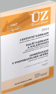 ÚZ 1567 CESTOVNÍ NÁHRADY, ODMĚŇOVÁNÍ... 2024 RED.UZ.8.1.2024