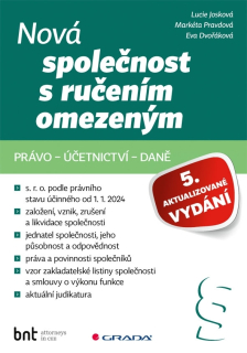 NOVÁ SPOLEČNOST S RUČENÍM OMEZENÝM - 5. AKTUALIZOVANÉ VYDÁNÍ