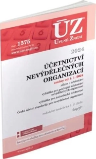 ÚZ 1575 ÚČETNICTVÍ NEVÝDĚLEČNÝCH ORGANIZACÍ K 1.1.2024