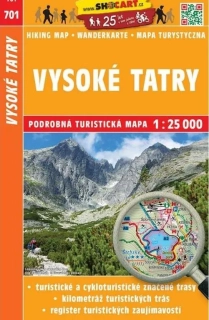 SC 701 VYSOKÉ TATRY 1:25 000