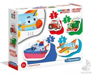 PUZZLE DOPRAVNÍ PROSTŘEDKY/4V1 (2,3,4,5
