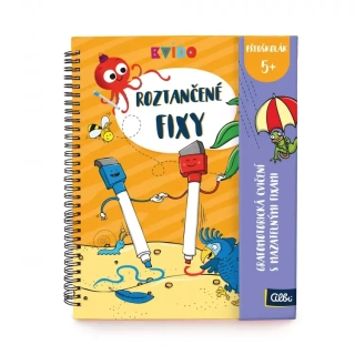 ROZTANČENÉ FIXY NÁCVIK PSANÍ 5+