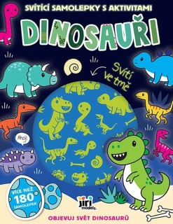 SVÍTÍCÍ SAMOLEPKY S AKTIVITAMI DINOSAUŘI