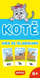 KOTĚ HRA SE SLABIKAMI