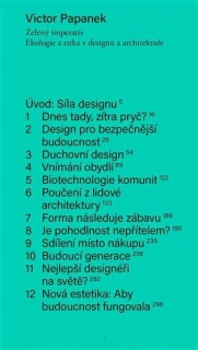 ZELENÝ IMPERATIV EKOLOGIE A ETIKA V DESIGNU A ARCHITEKTUŘE