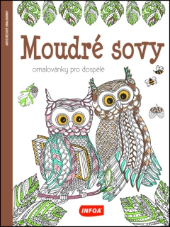 MOUDRÉ SOVY - OMALOVÁNKY PRO DOSPĚLÉ