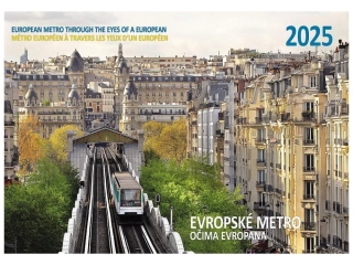 NÁSTĚNNÝ KALENDÁŘ 2025 EVROPSKÉ METRO OČIMA EVROPANA