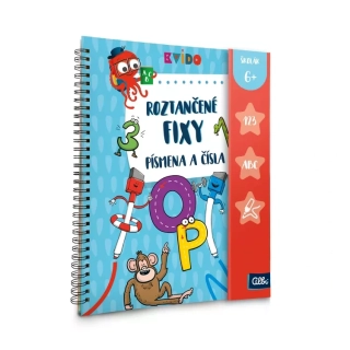 ROZTANČENÉ FIXY PÍSMENA A ČÍSLA 6+