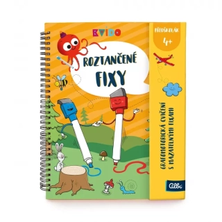 ROZTANČENÉ FIXY NÁCVIK PSANÍ 4+