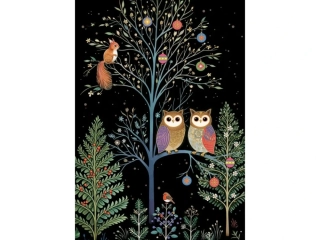 PŘÁNÍ MC064 NIGHT OWLS TREE