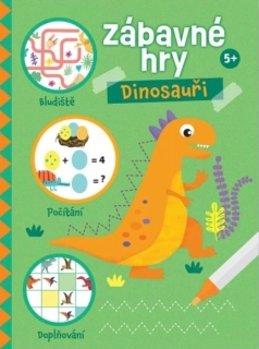 ZÁBAVNÉ HRY DINOSAUŘI 5+