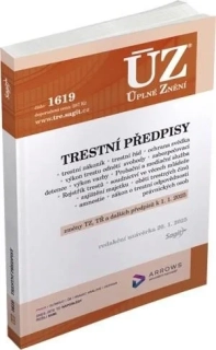 ÚZ 1619 TRESTNÍ PŘEDPISY ZMĚNY K 1.1.2025
