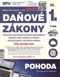 DAŇOVÉ ZÁKONY 2025 (DÍL 1.)