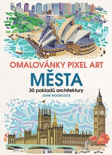 OMALOVÁNKY PIXEL ART MĚSTA - 30 POKLADŮ