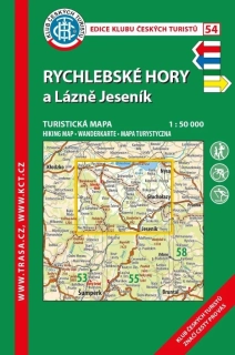 KČT 54 RYCHLEBSKÉ HORY 1:50 000 / TURIST