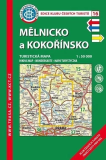 KČT 16 MĚLNICKO A KOKOŘÍNSKO 1:50 000 TU