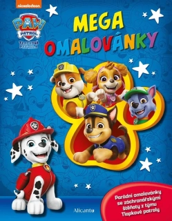 TLAPKOVÁ PATROLA - MEGA OMALOVÁNKY