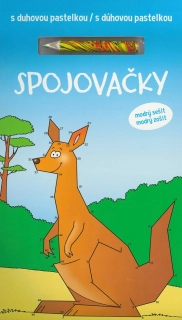 SPOJOVAČKY S DUHOVOU PASTELKOU - MODRÝ SEŠIT