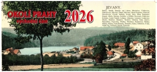 OKOLÍ PRAHY VÝCHODNÍ ČÁST 2026 STOLNÍ KALENDÁŘ