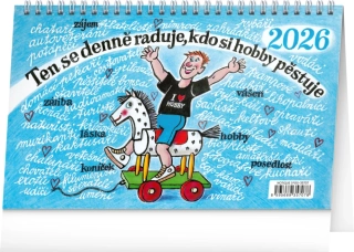 KALENDÁŘ 2026 STOLNÍ: NAŠE HOBBY/KAMILA SKOPOVÁ