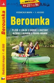 BEROUNKA VODÁCKÁ MAPA