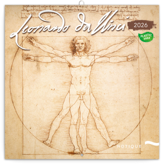 KALENDÁŘ 2026 POZN: LEONARDO DA VINCI