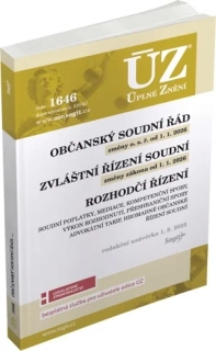 ÚZ 1646 OBČANSKÝ SOUDNÍ ŘÁD ZMĚNY OD 1.1.2026