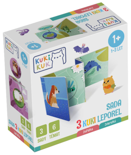 KUKIKUK SADA 3 KUKI LEPOREL ZVÍŘÁTKA