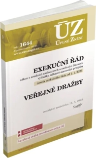 ÚZ 1644 EXEKUČNÍ ŘÁD, VEŘEJNÉ DRAŽBY OD 1. 1. 2026