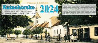 KUTNOHORSKO NA STARÝCH POHLEDNICÍCH 2026-STOLNÍ KALENDÁŘ