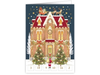 PŘÁNÍ ADVENTNÍ KALENDÁŘ 6374 QP - VÁNOČNÍ