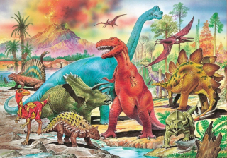 PUZZLE DINOSAUŘI/100 DÍLKŮ