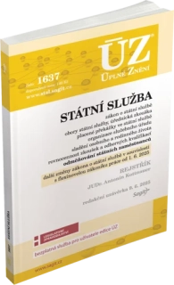 ÚZ 1637 STÁTNÍ SLUŽBA OD 9.6.2025