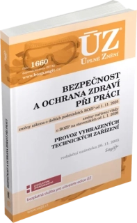 ÚZ 1660 BEZPEČNOST A OCHRANA ZDRAVÍ PŘI PRÁCI+ PROVOZ VYHRAZENÝCH TECHNICKÝCH ZAŘÍZENÍ