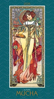 KALENDÁŘ 2026 ALFONS MUCHA, NÁSTĚNNÝ
