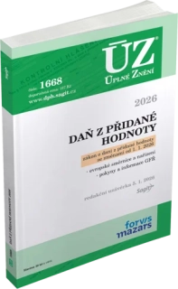 ÚZ 1668 DAŇ Z PŘIDANÉ HODNOTY RED. UZ. 5. 1. 2026