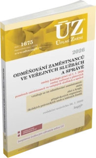ÚZ 1675 ODMĚŇOVÁNÍ ZAMĚSTNANCŮ VE VEŘEJNÝCH SLUŽBÁCH A SPRÁVĚ RED. UZ. 26. 1. 2026